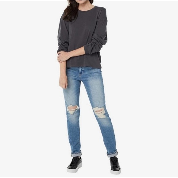 Madewell Highpoint Dolman Sleeve Long Sleeve Tee NWT - Picture 3 of 12
